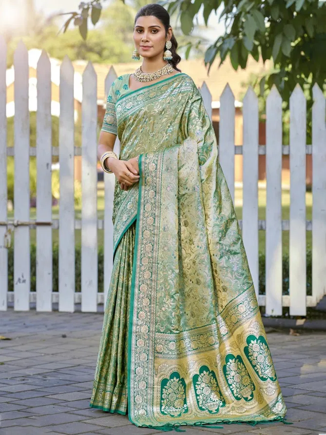 Saraswati Vol 1 By Bunawat Silk Wedding Wear Saree Orders In India